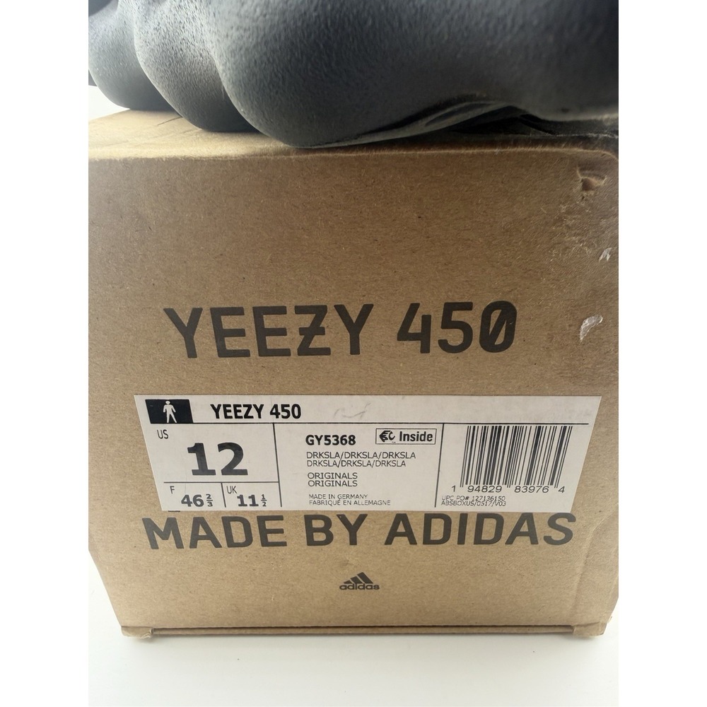 Size 12 Men's - adidas Yeezy 450 Dark Slate GY5368 - Picture 8 of 11